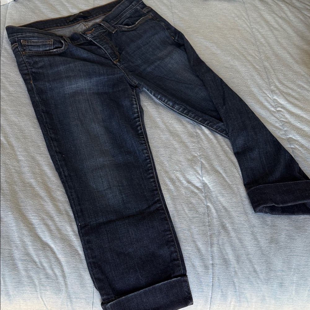 Joe's Jeans Dark Indigo Boyfriend Jeans
